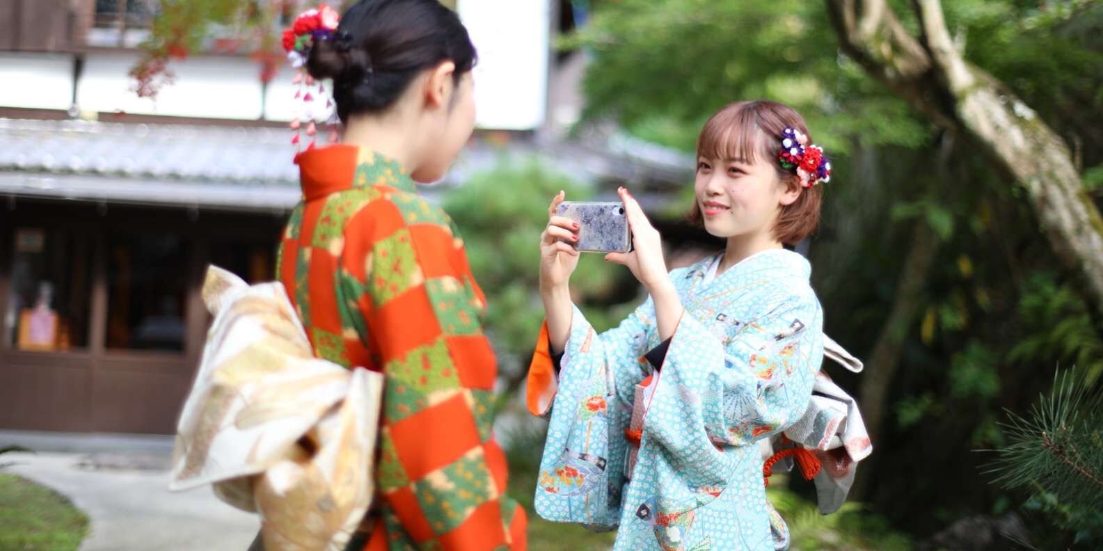 선(禪) 사찰에서 기모노 입고 즐기는 다도·서예·부적 만들기 상세 이미지 3