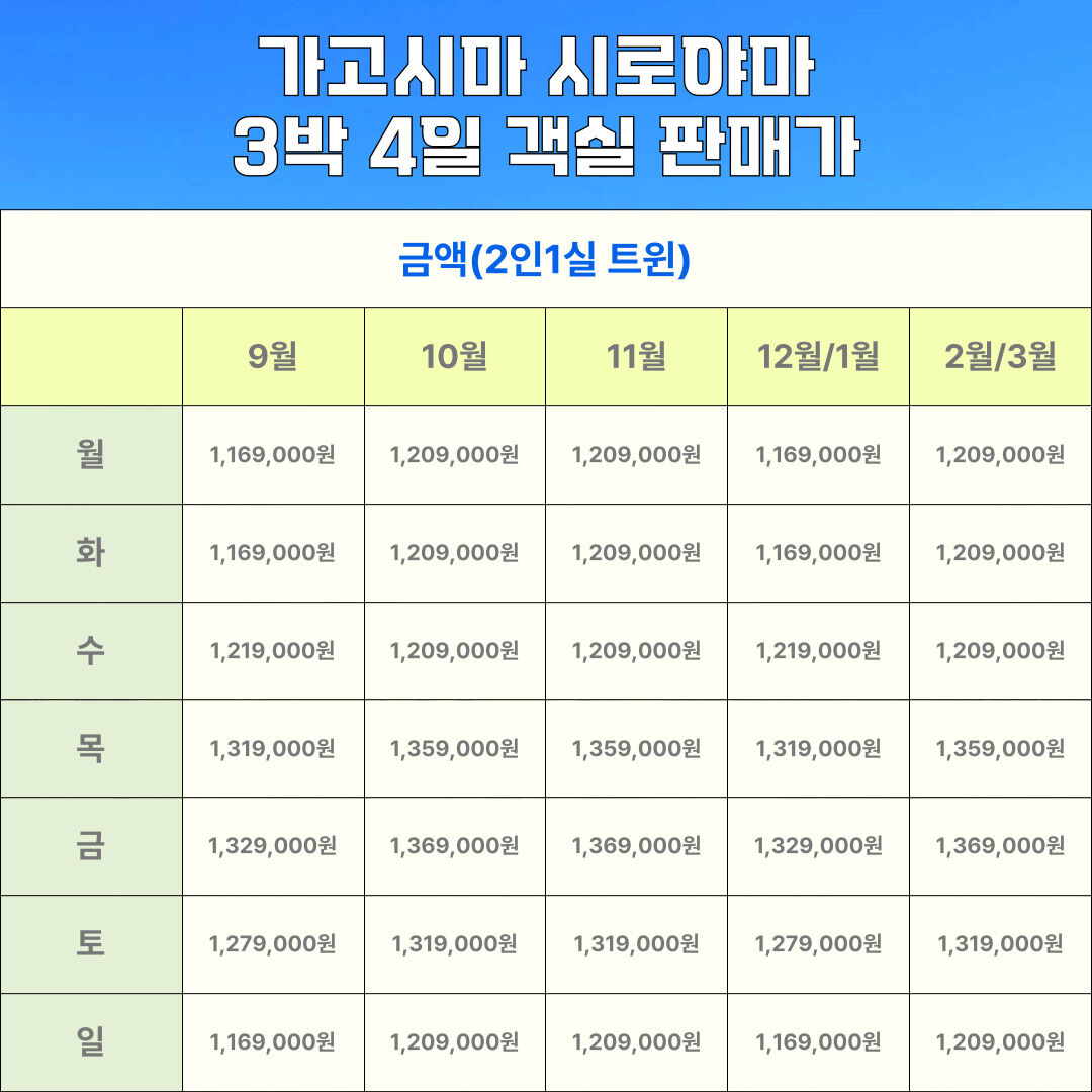 [3박4일] 가고시마 골프패키지 | 남국cc치란cc, 다카마키cc | 호텔+조식 포함 상세 이미지 4