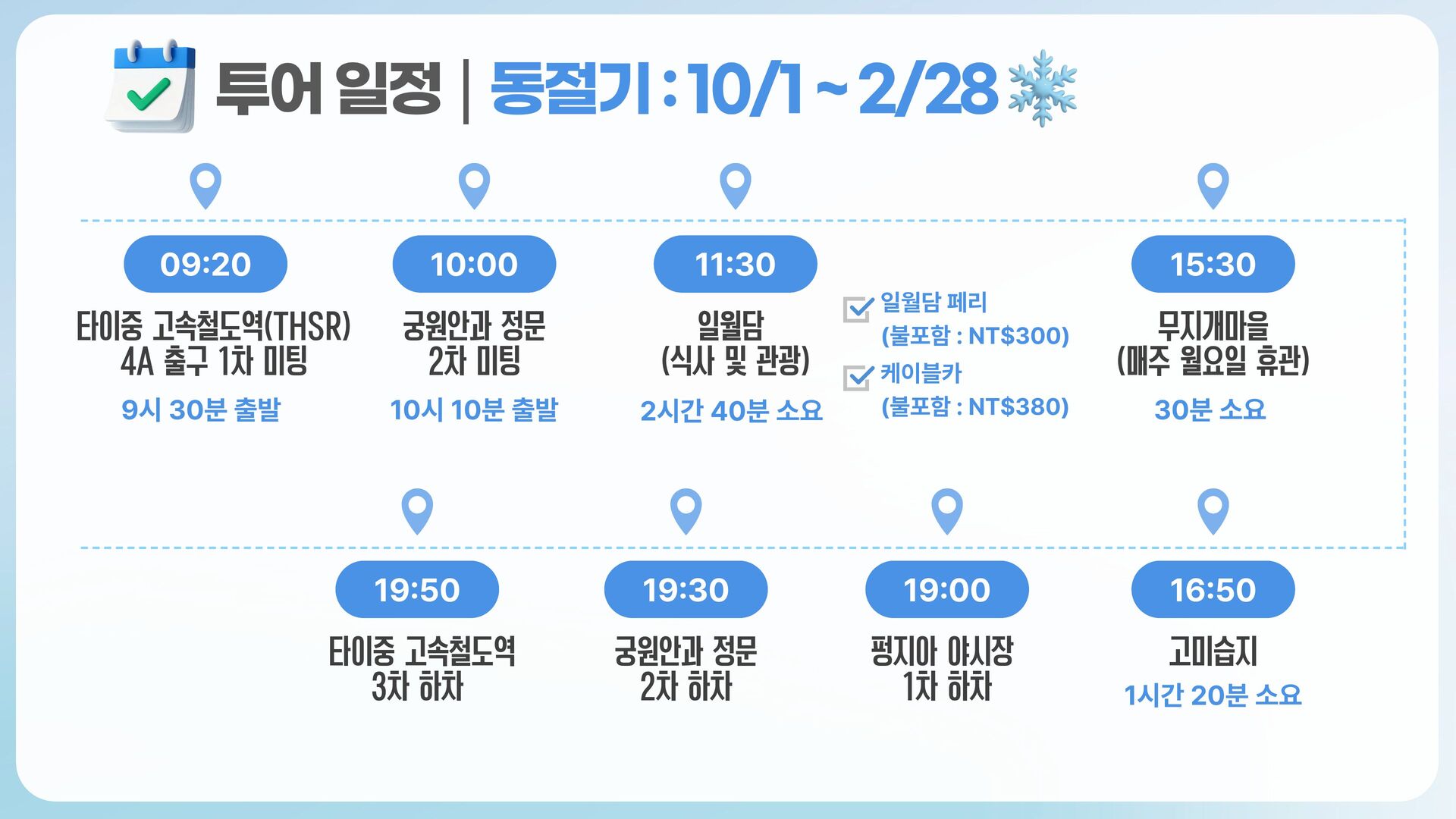 [타이중 출발] 한국어 가이드와 떠나는 타이중 일일투어｜일월담·고미습지 상세 이미지 7