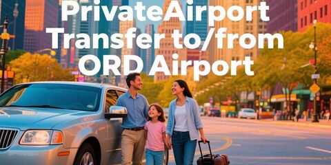 시카고 교통·패스 - ORD 오헤어 공항 ↔ 다운타운 프라이빗 픽업 (24시간)