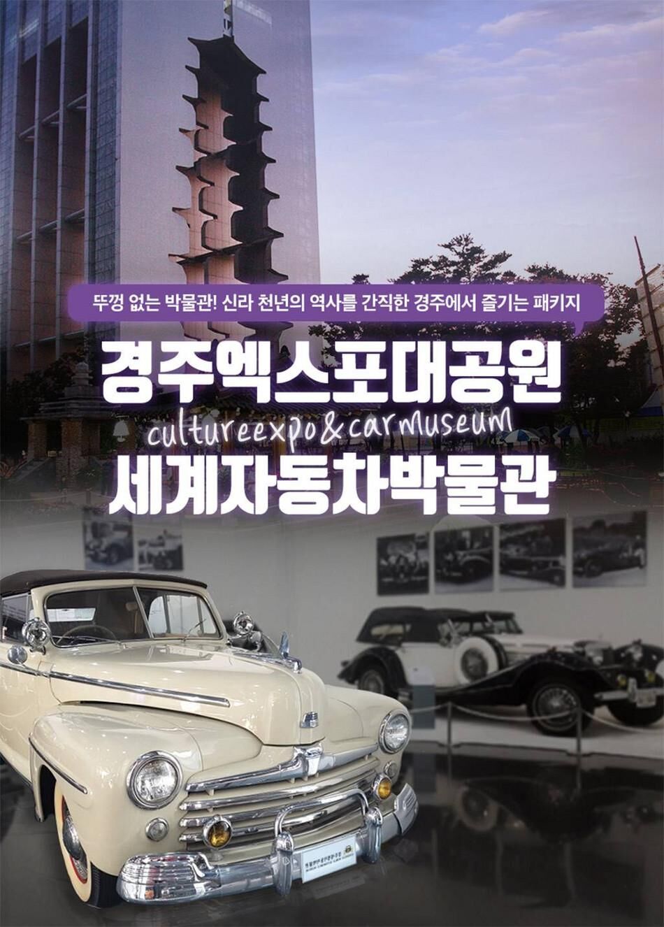 [경주] 엑스포대공원+자동차박물관 즐길거리 패키지 상세 이미지 4