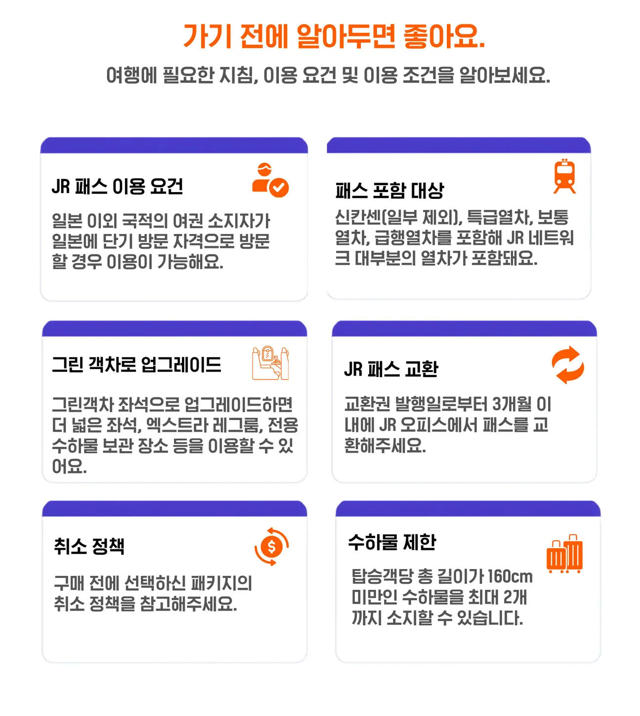 일본 전역 JR 패스 상세 이미지 5