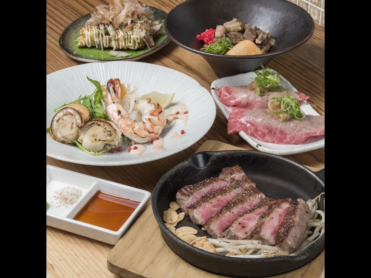 [철판구이] 테츠쥬 오사카 우라난바점 | 구로게와규 스테이크·오코노미야키 코스 상세 이미지 3
