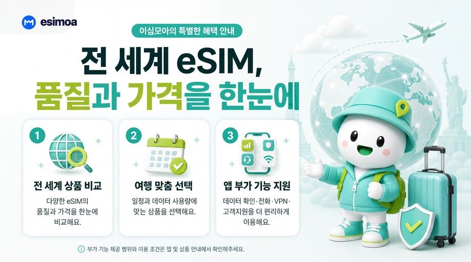 미국 초고속 로컬망 전지역 AT&T 현지 번호 eSIM e심 통화 문자 VPN 무료 상세 이미지 1