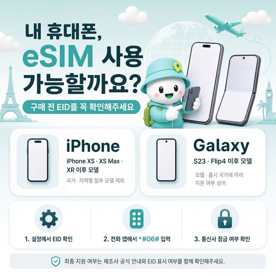 미국 초고속 로컬망 전지역 AT&T 현지 번호 eSIM e심 통화 문자 VPN 무료 상세 이미지 2