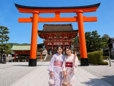 교토 출발 단독 차량투어｜후시미이나리·산젠인·료안지·아라시야마 상품 이미지