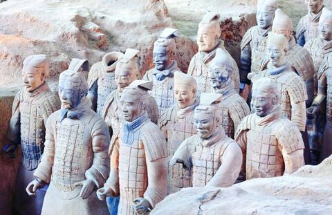 시안 티켓·입장권 - 진시황 병마용 박물관 입장권 + 영어·일본어 이중 언어 프라이빗 인공 해설 + 수제 진시황 병마용 만들기 - 단체