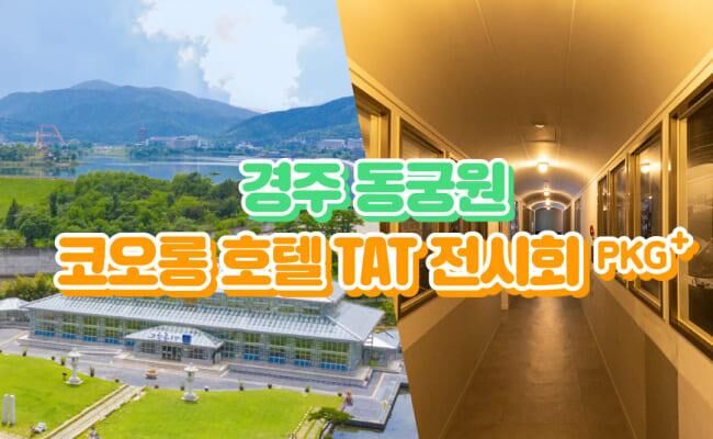 [경주] 동궁원+코오롱호텔 타임애프터타임 전시회 패키지