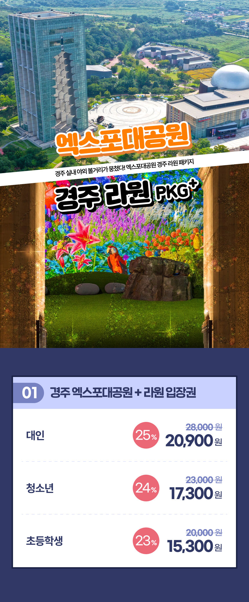 [경주아이와가볼만한곳] 라원 미디어아트+엑스포대공원 이용권  상세 이미지 4