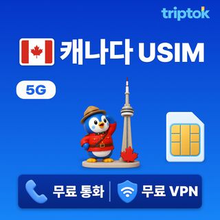 토론토 여행 준비물 - 캐나다 전지역 밴쿠버 USIM 유심 데이터