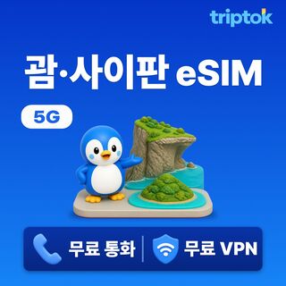 괌 여행 준비물 - 괌 전지역 사이판 투몬비치 eSIM e심 데이터