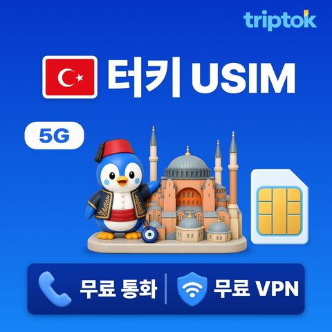 이스탄불 여행 준비물 - 터키 전지역 이스탄불 USIM 유심 데이터