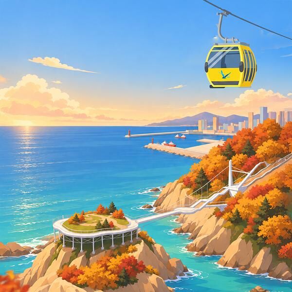 송도해상케이블카 왕복탑승권 10월(10/1~10/31)
