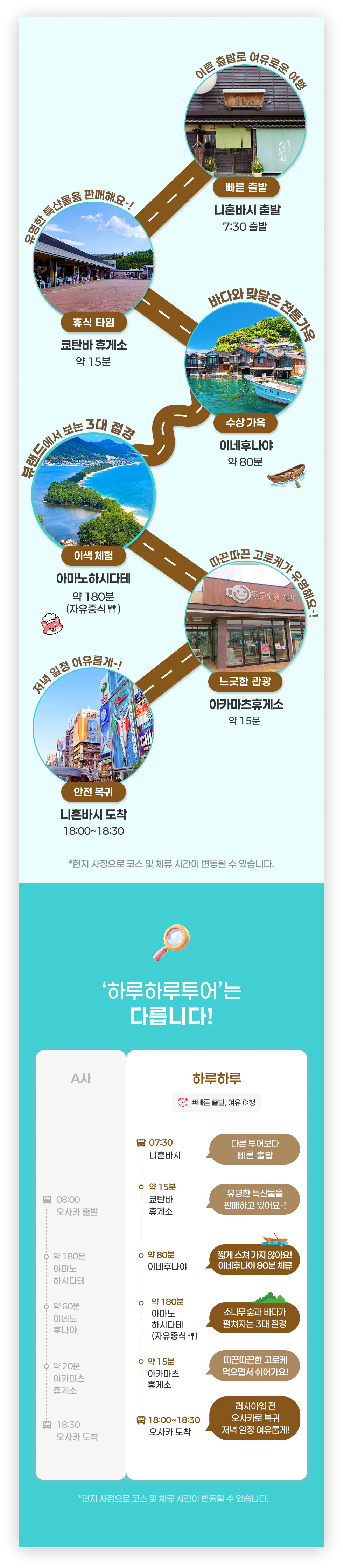 오사카 교토 북부 일일 버스투어 이네후나야 아마노하시다테 1명 출발확정 한국인가이드 상세 이미지 4