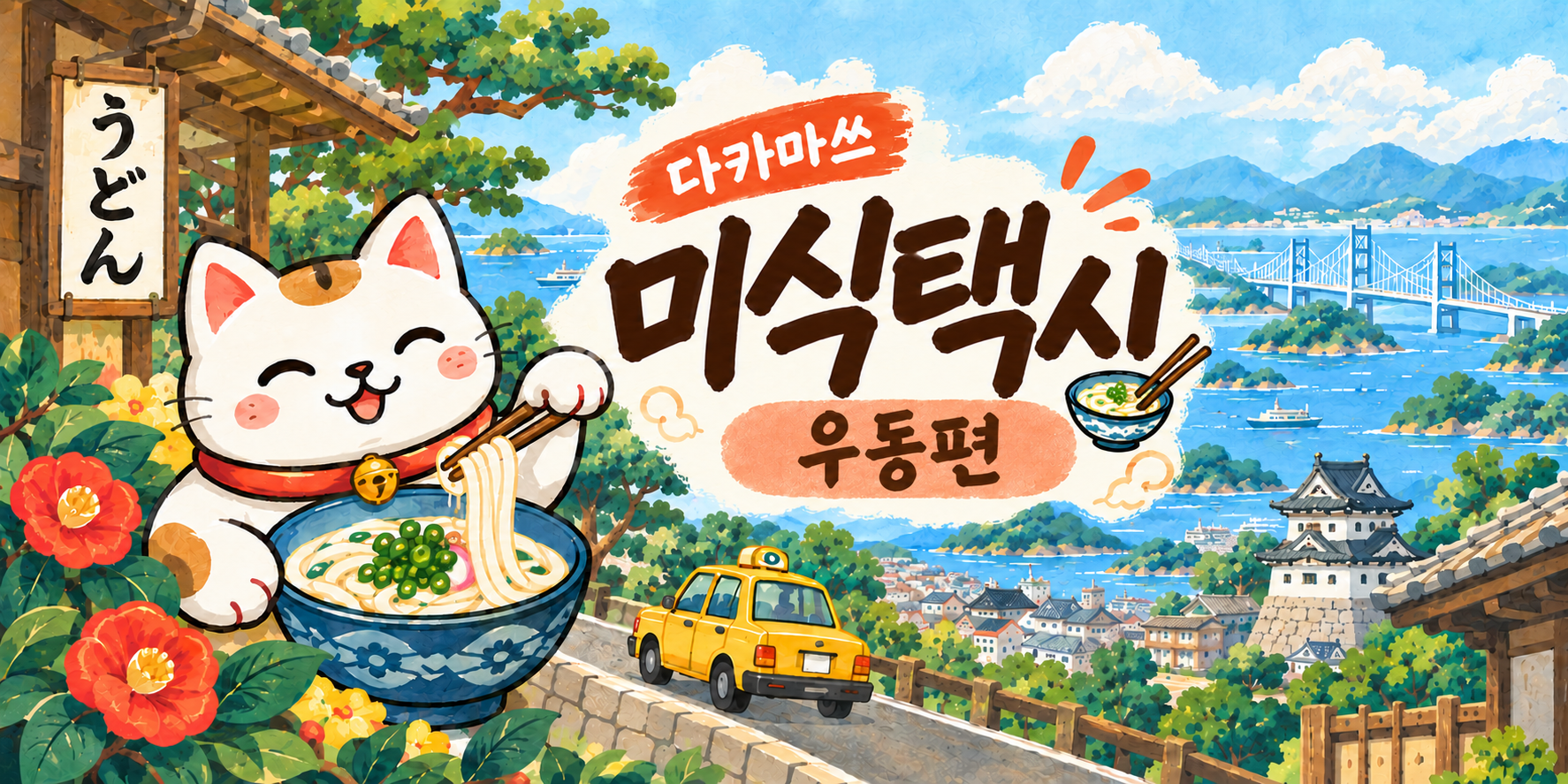 [마리트only] 다카마쓰 미식택시: 우동편 (신규오픈✨)