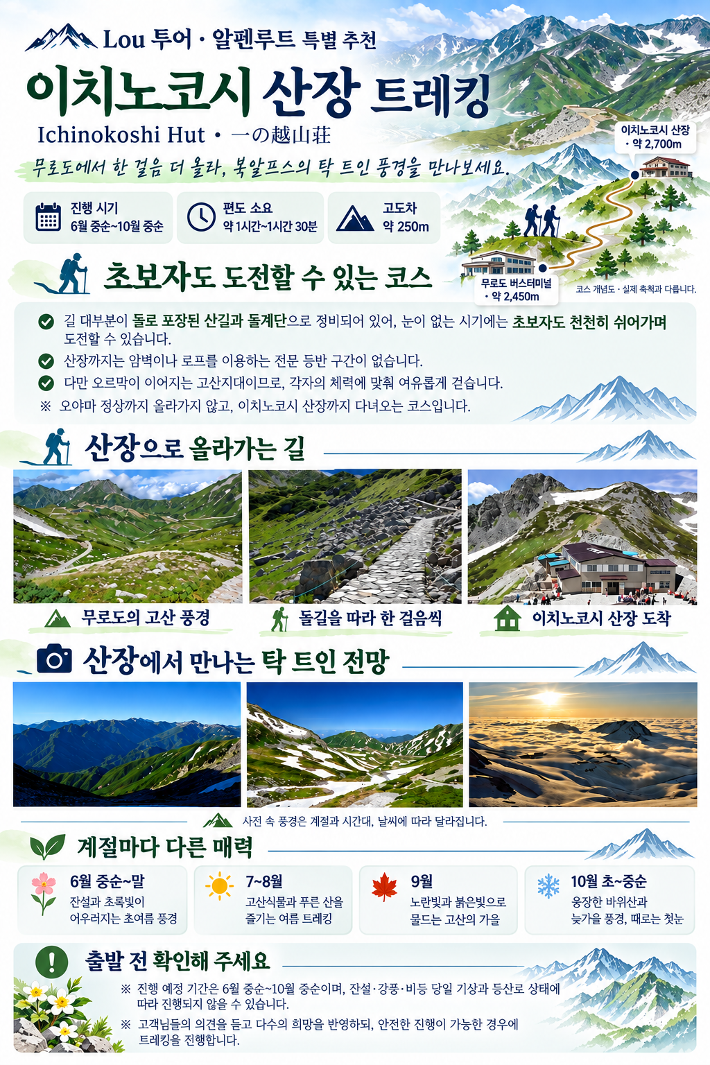 [나고야 호텔 픽업·당일투어] 여유롭게 즐기는 알펜루트,한국인 가이드+편안한 특급열차 귀환 상세 이미지 4