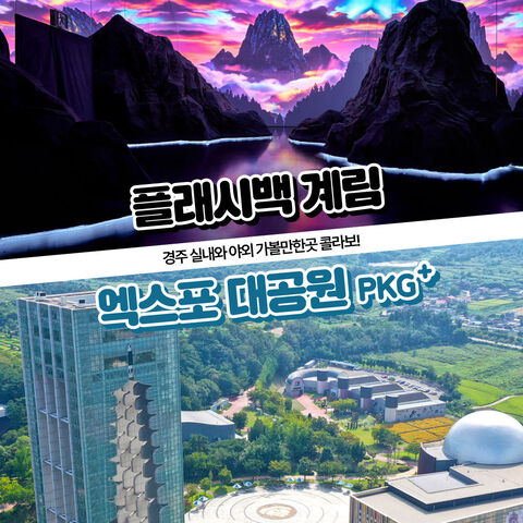 경주 티켓·입장권 - [경주가볼만한곳] 플래시백 계림 미디어전시관+엑스포대공원 이용권