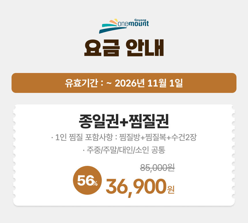 [일산] 원마운트 워터파크+찜질방PKG  상세 이미지 3