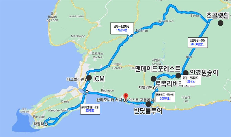 렛츠고보홀 육상투어+선셋+디너뷔페+반딧불+1시간마사지[무료옵션:보홀라운지휴식후 공항드롭]  상세 이미지 3