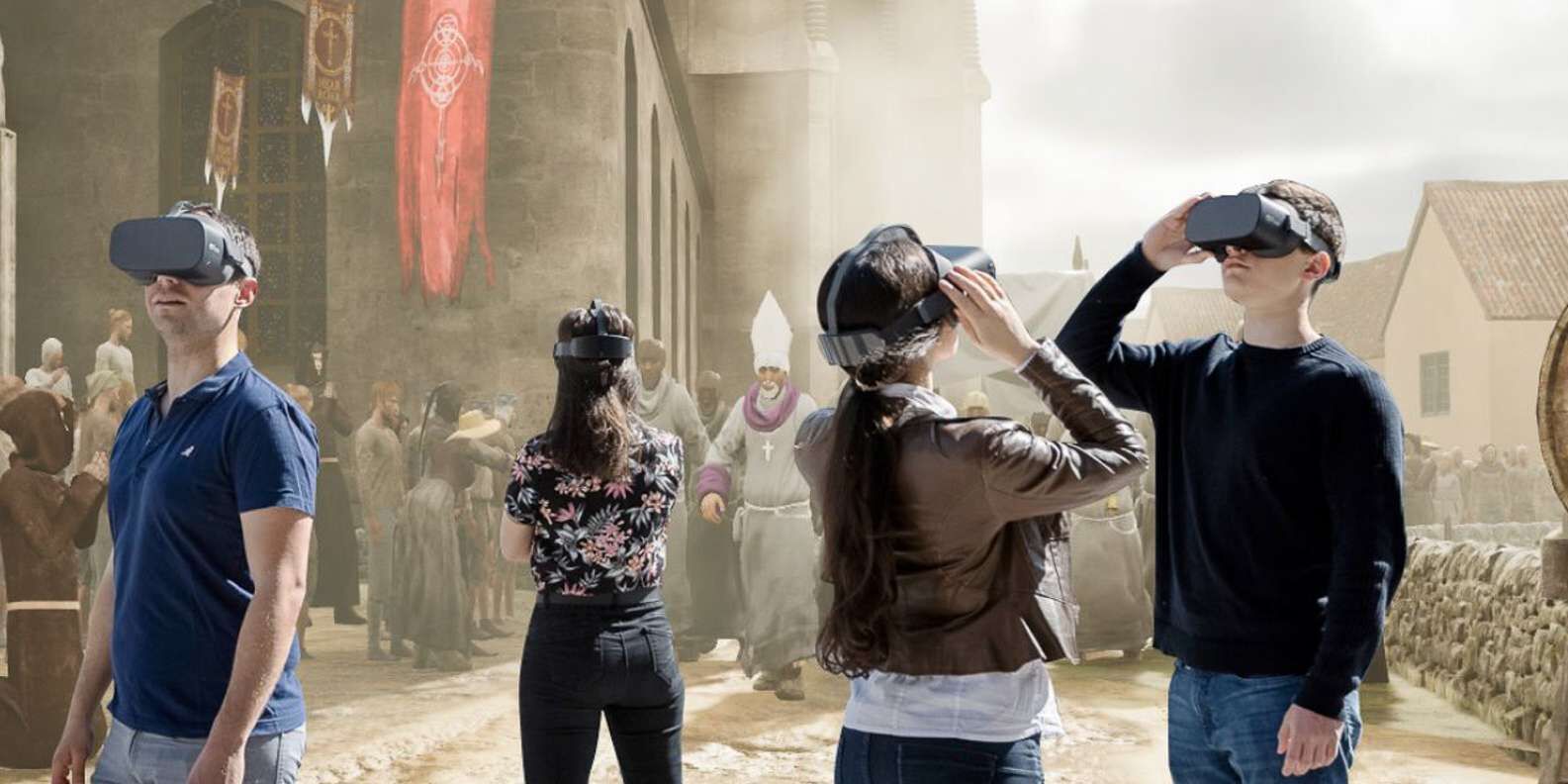 VR 기기로 떠나는 구시가 시간 여행 (100분, 오디오 가이드)