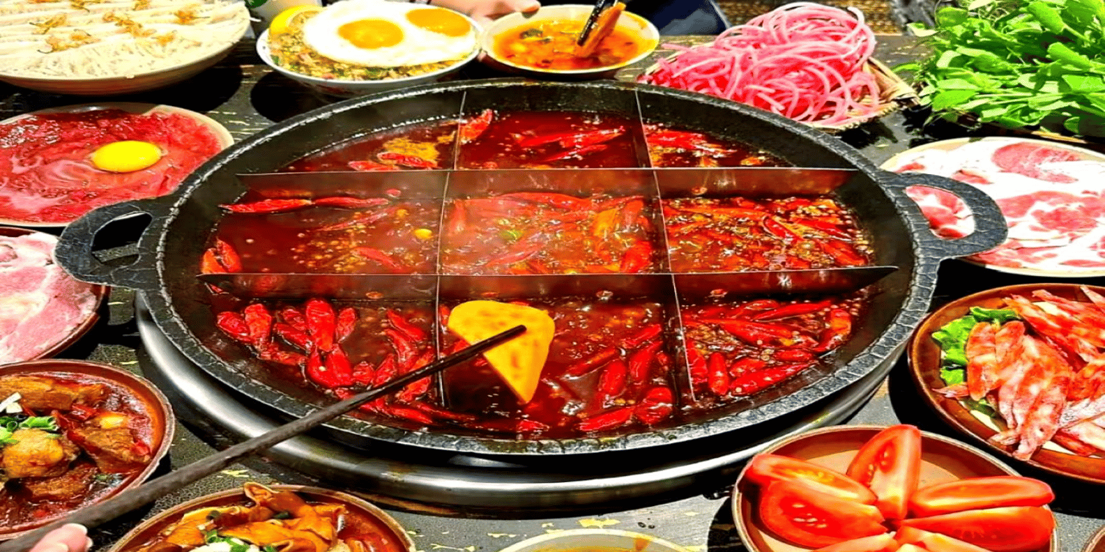 저우쥔지 공원에서 배우는 정통 훠궈 육수 만들기 클래스