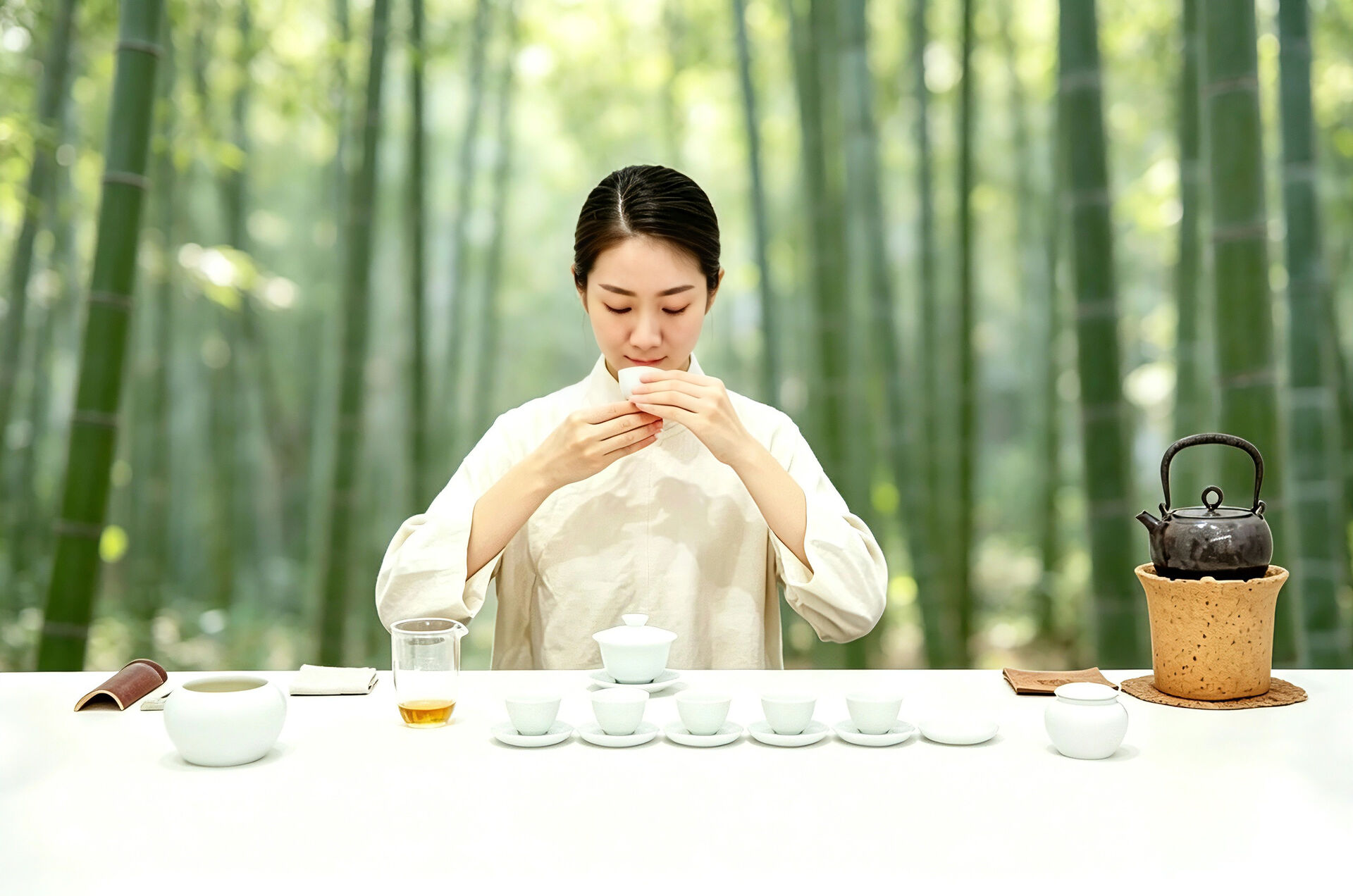 구화당 중국 전통 차 의식 체험 (30분, 영어 진행)