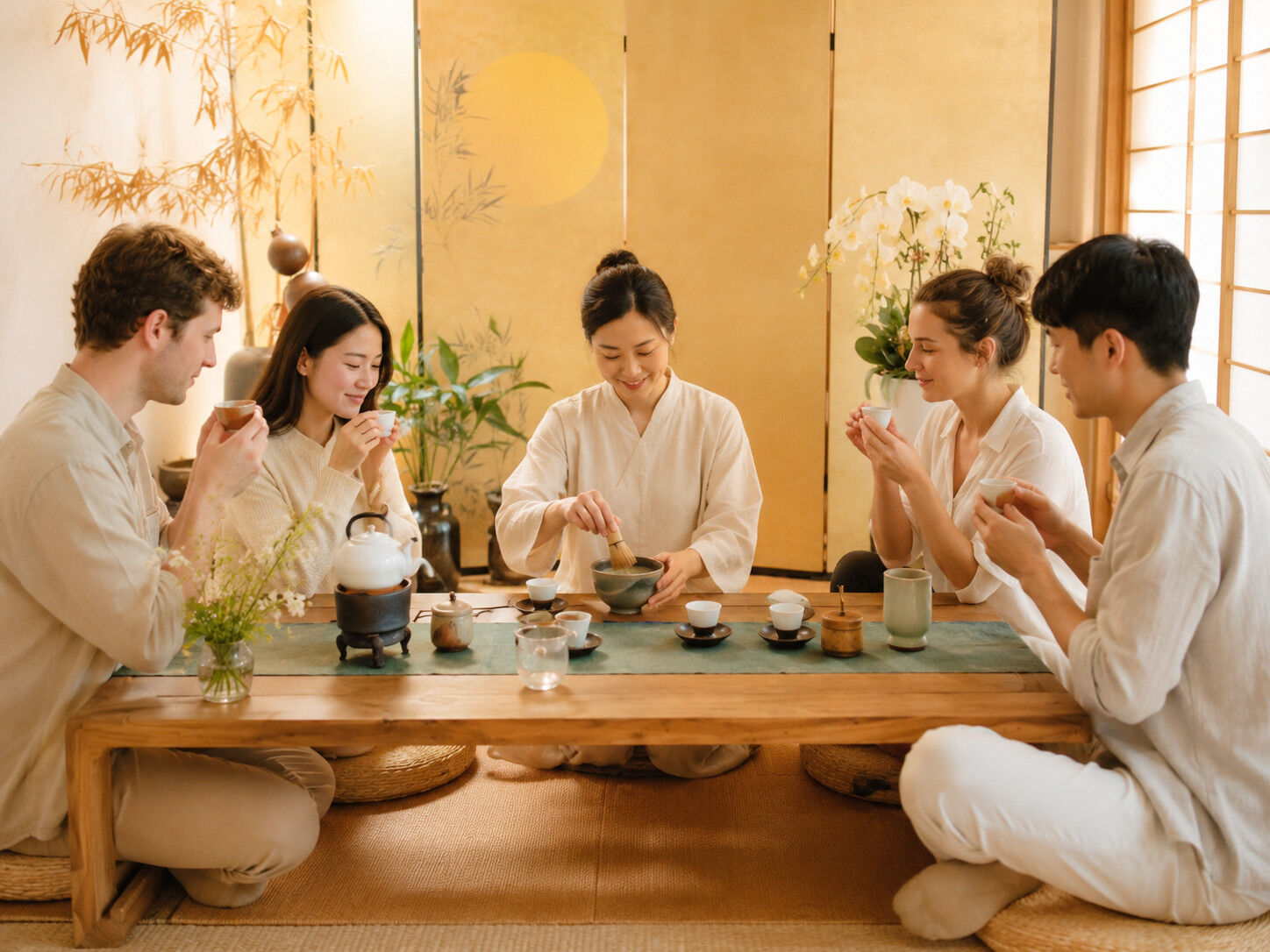 반수이 산팡 찻집 :: 송나라 차 격불·향도·고금 전통 문화 체험