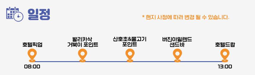 [실속에실속] 보홀 발리카삭 버진아일랜드 호핑투어 (조인단독 거북이스노클링 픽업 드랍) 상세 이미지 5