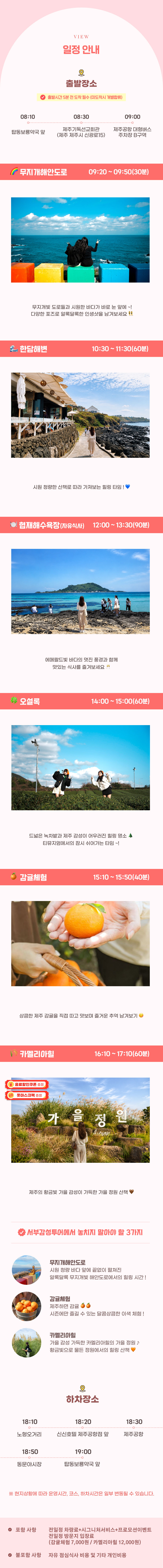 ★가을맞이 특가★ 제주 서부 1일 감성 버스투어 상세 이미지 3