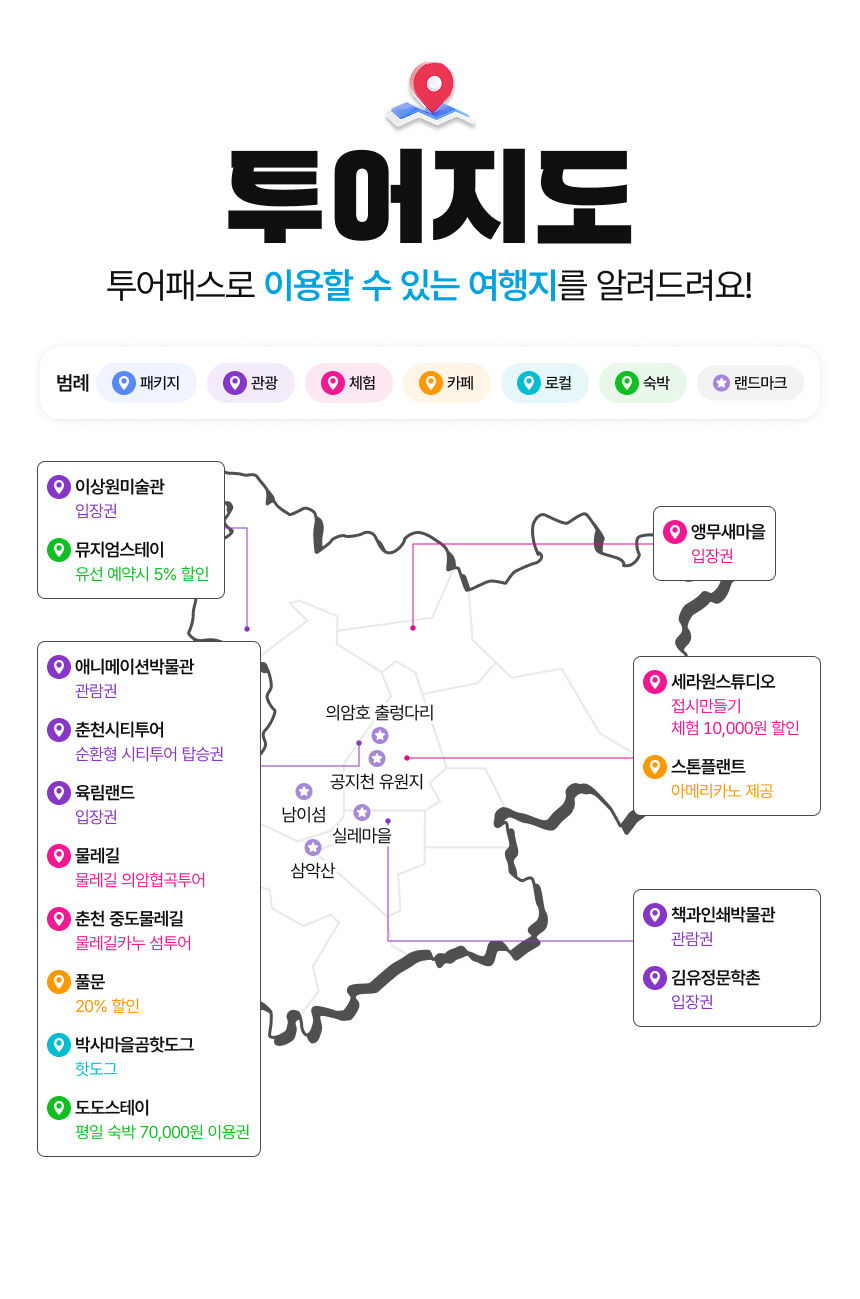 [춘천투어패스] 춘천투어패스 라이트권 상세 이미지 3