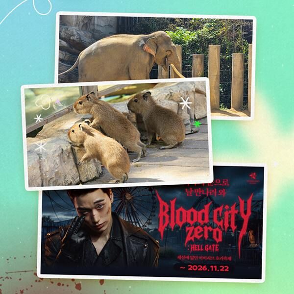 [용인] 에버랜드 종일이용권 (26/11/1~26/11/30)