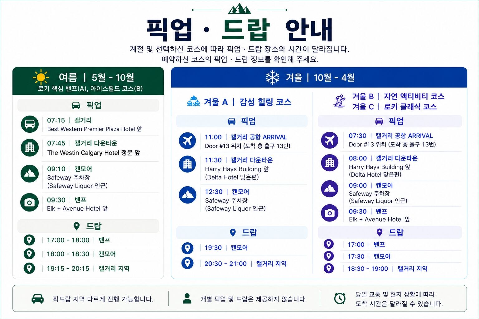 [여름·겨울/코스선택/모레인 정식허가차량] 로키 당일투어｜밴프·레이크루이스·아이스필드·요호 상세 이미지 5